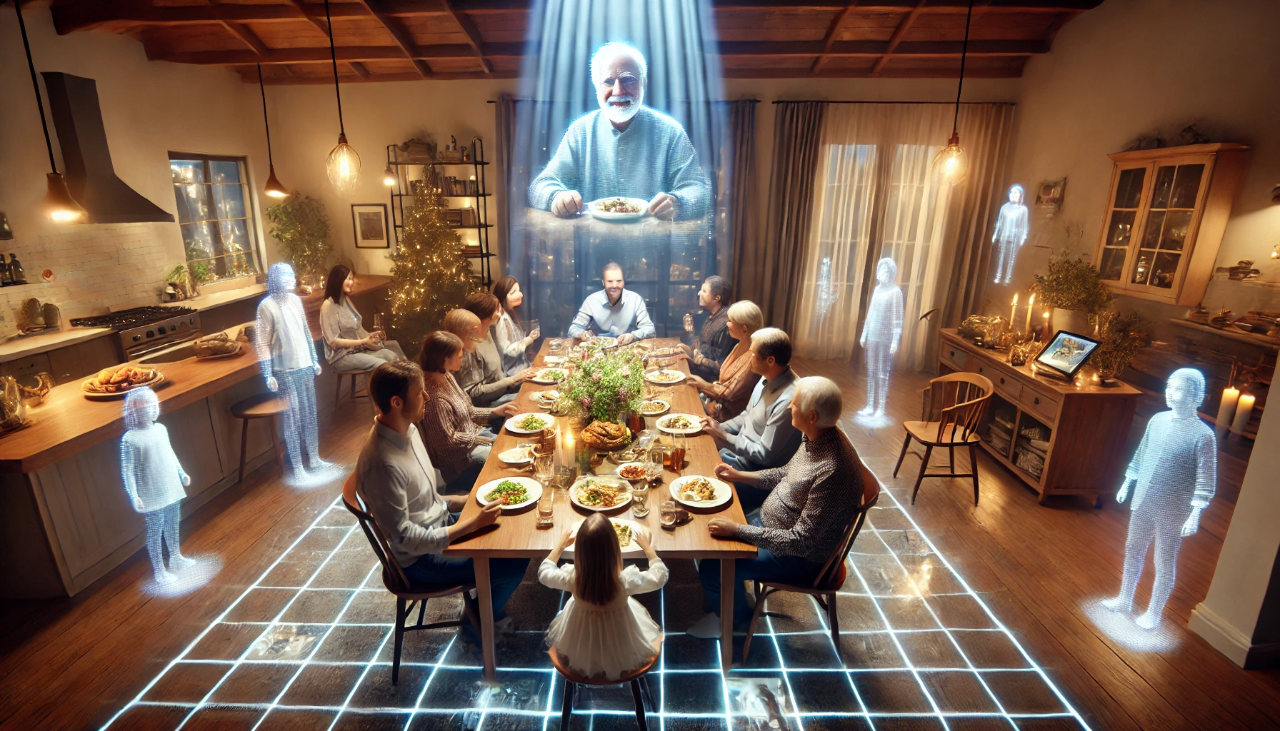 Telepresence Dinners in a Future August Day