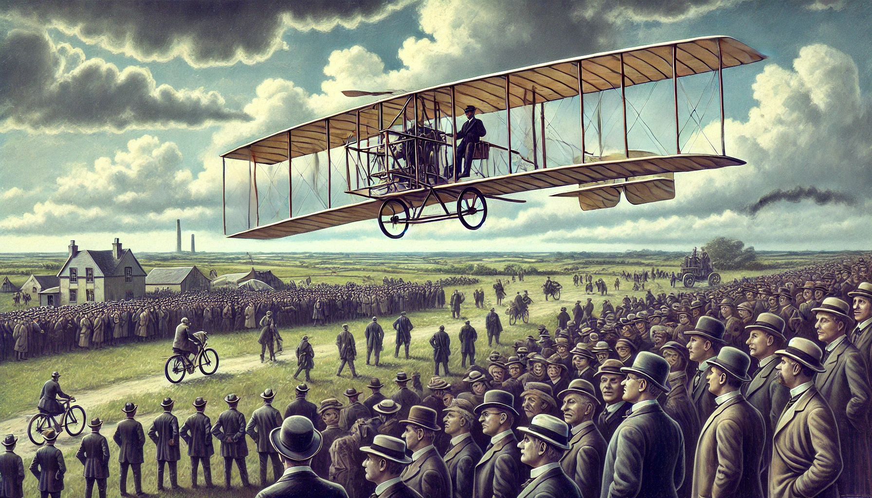 The Wright Brothers’ First Flight Demonstration in Europe on October 4, 1908